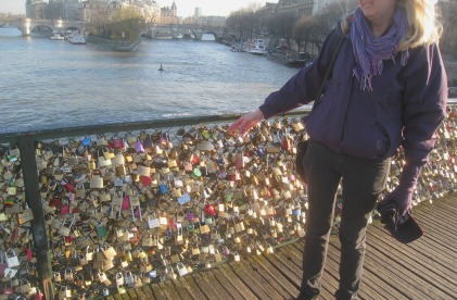 Me and our lovelock today, Paris